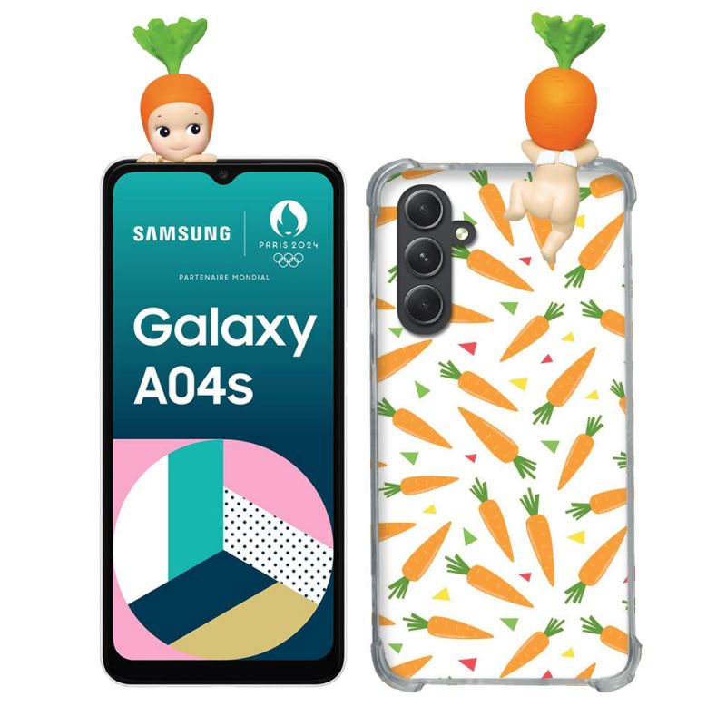 Coque Renforcée Pour Samsung Galaxy A04S / A13 Angel Hippers Carotte