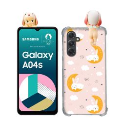 Coque Renforcée Pour Samsung Galaxy A04S / A13 Angel Hippers Lapin Bélier