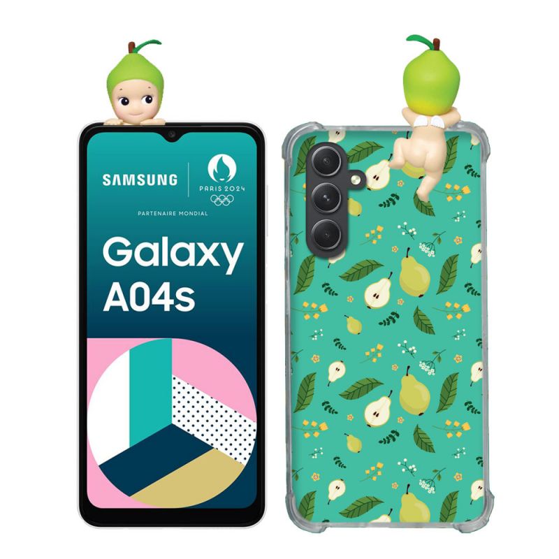 Coque Renforcée Pour Samsung Galaxy A04S / A13 Angel Hippers Poire