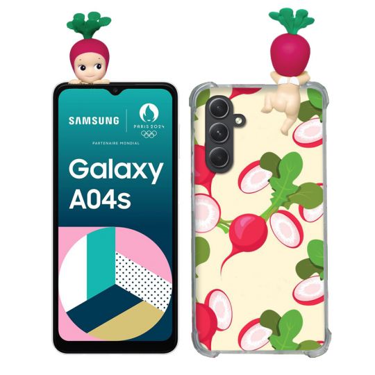 Coque Renforcée Pour Samsung Galaxy A04S / A13 Angel Hippers Radis