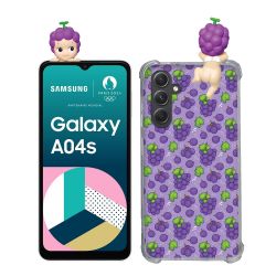 Coque Renforcée Pour Samsung Galaxy A04S / A13 Angel Hippers Raisin