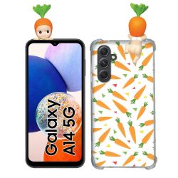 Coque Renforcée Pour Samsung Galaxy A14 4G / 5G Angel Hippers Carotte