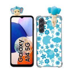 Coque Renforcée Pour Samsung Galaxy A14 4G / 5G Angel Hippers Elephant