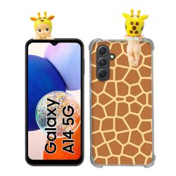 Coque Renforcée Pour Samsung Galaxy A14 4G / 5G Angel Hippers Girafe