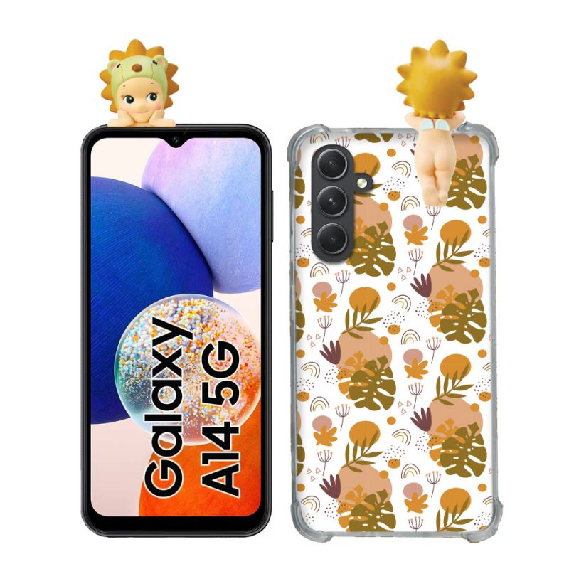 Coque Renforcée Pour Samsung Galaxy A14 4G / 5G Angel Hippers Lion
