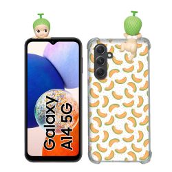 Coque Renforcée Pour Samsung Galaxy A14 4G / 5G Angel Hippers Melon