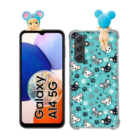 Coque Renforcée Pour Samsung Galaxy A14 4G / 5G Angel Hippers Souris