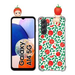 Coque Renforcée Pour Samsung Galaxy A14 4G / 5G Angel Hippers Tomate