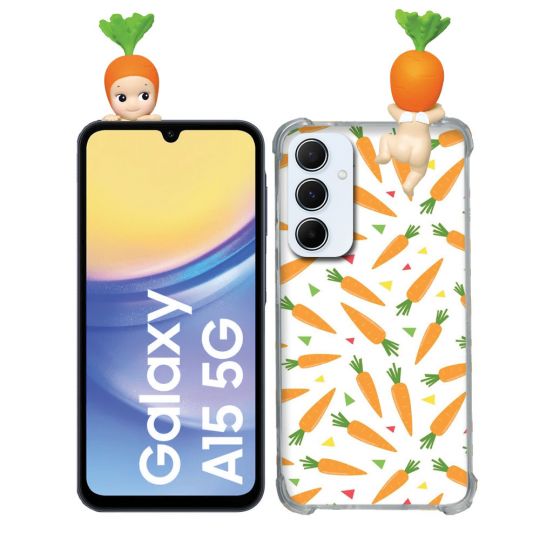 Coque Renforcée Pour Samsung Galaxy A15 4G / 5G Angel Hippers Carotte