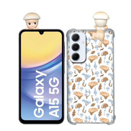 Coque Renforcée Pour Samsung Galaxy A15 4G / 5G Angel Hippers Champignon