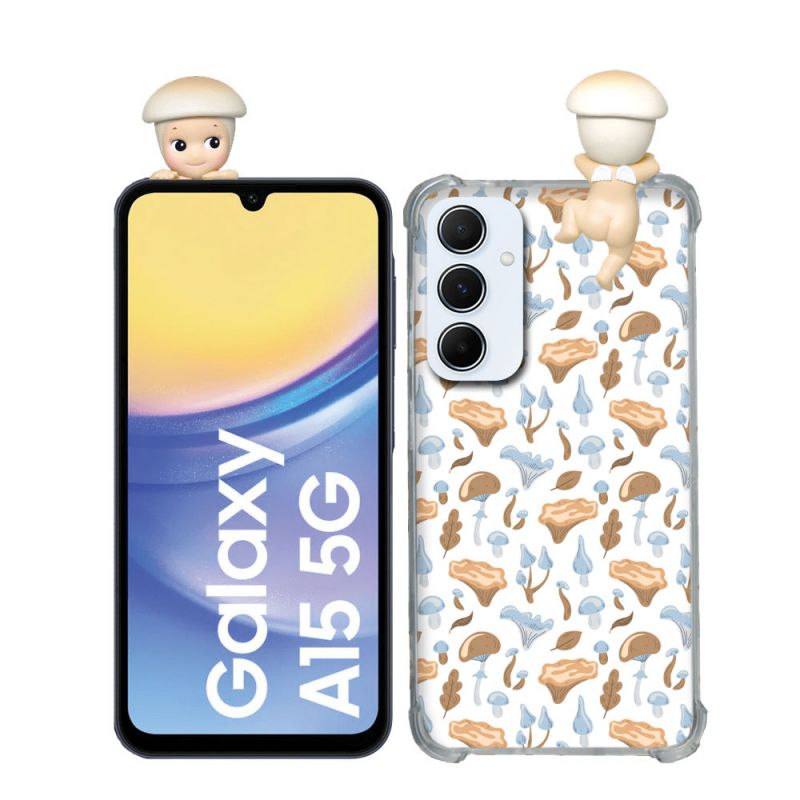 Coque Renforcée Pour Samsung Galaxy A15 4G / 5G Angel Hippers Champignon