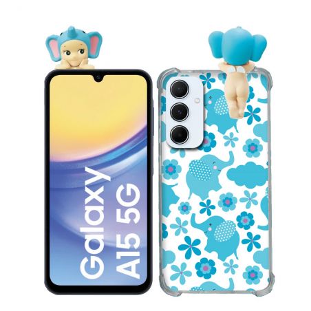Coque Renforcée Pour Samsung Galaxy A15 4G / 5G Angel Hippers Elephant