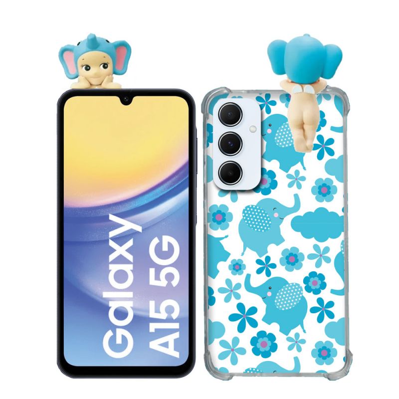 Coque Renforcée Pour Samsung Galaxy A15 4G / 5G Angel Hippers Elephant
