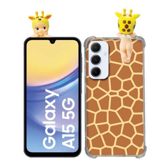 Coque Renforcée Pour Samsung Galaxy A15 4G / 5G Angel Hippers Girafe