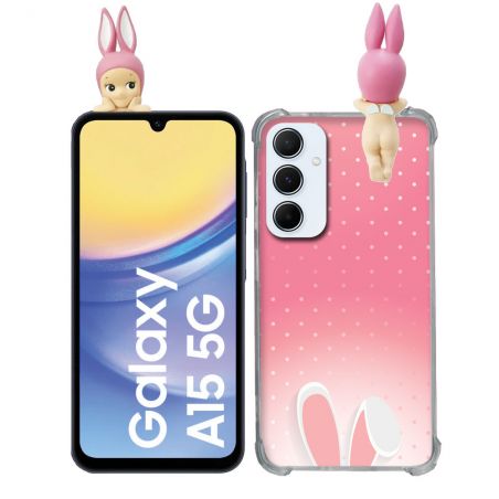 Coque Renforcée Pour Samsung Galaxy A15 4G / 5G Angel Hippers Lapin