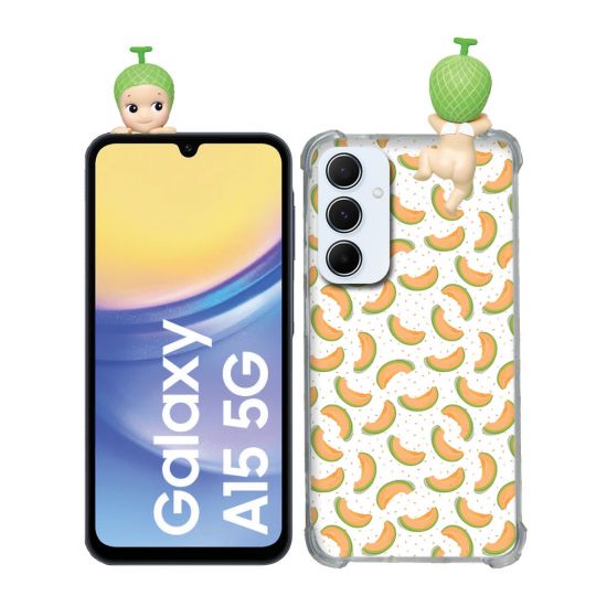 Coque Renforcée Pour Samsung Galaxy A15 4G / 5G Angel Hippers Melon