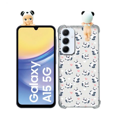 Coque Renforcée Pour Samsung Galaxy A15 4G / 5G Angel Hippers Panda