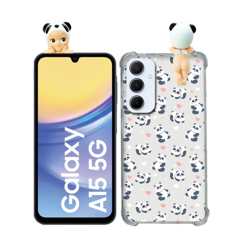 Coque Renforcée Pour Samsung Galaxy A15 4G / 5G Angel Hippers Panda