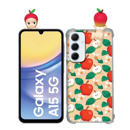 Coque Renforcée Pour Samsung Galaxy A15 4G / 5G Angel Hippers Pomme