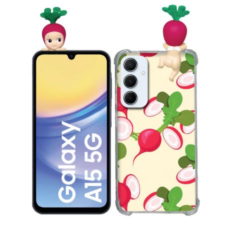 Coque Renforcée Pour Samsung Galaxy A15 4G / 5G Angel Hippers Radis