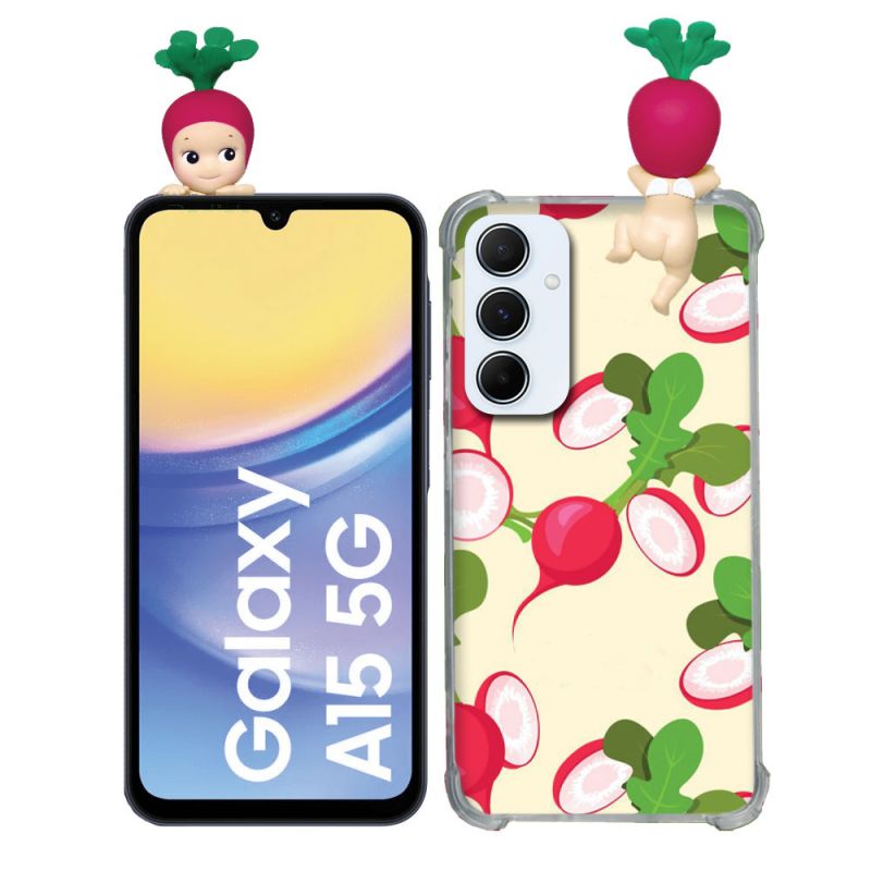 Coque Renforcée Pour Samsung Galaxy A15 4G / 5G Angel Hippers Radis
