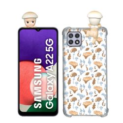 Coque Renforcée Pour Samsung Galaxy A22 5G Angel Hippers Champignon
