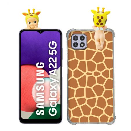 Coque Renforcée Pour Samsung Galaxy A22 5G Angel Hippers Girafe