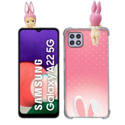Coque Renforcée Pour Samsung Galaxy A22 5G Angel Hippers Lapin