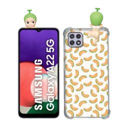 Coque Renforcée Pour Samsung Galaxy A22 5G Angel Hippers Melon