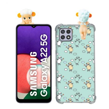 Coque Renforcée Pour Samsung Galaxy A22 5G Angel Hippers Mouton