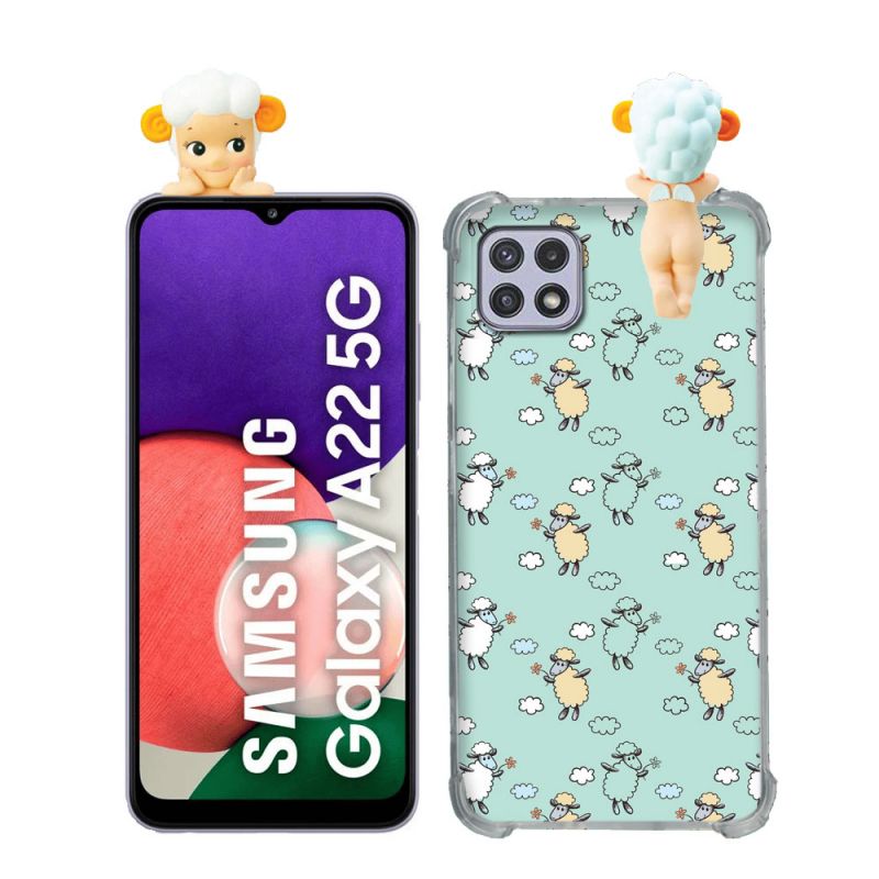 Coque Renforcée Pour Samsung Galaxy A22 5G Angel Hippers Mouton