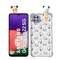 Coque Renforcée Pour Samsung Galaxy A22 5G Angel Hippers Panda