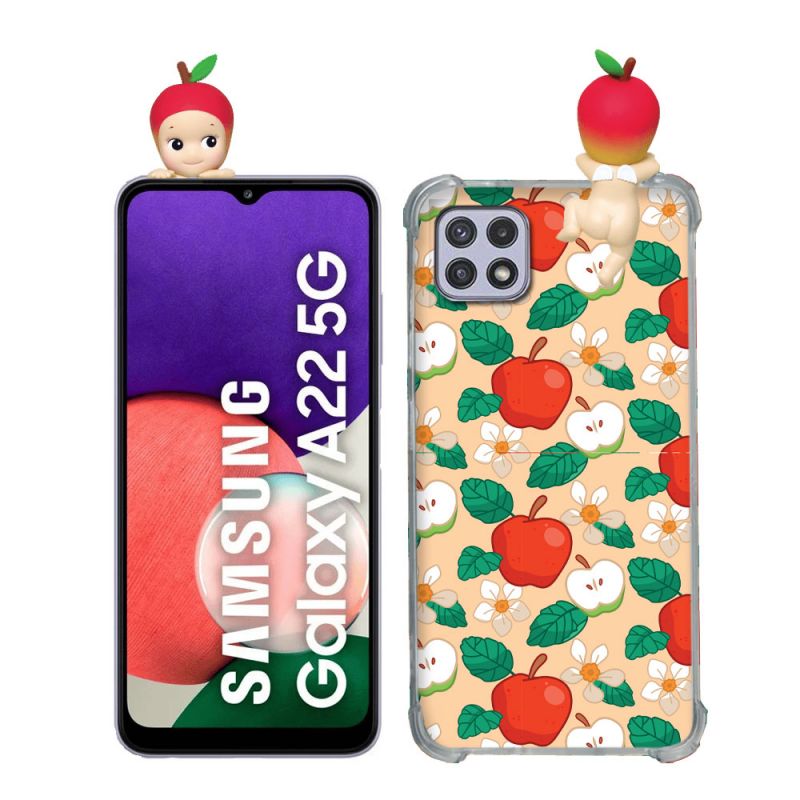 Coque Renforcée Pour Samsung Galaxy A22 5G Angel Hippers Pomme