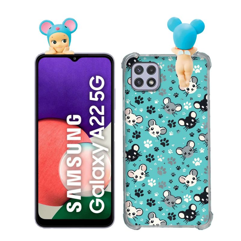 Coque Renforcée Pour Samsung Galaxy A22 5G Angel Hippers Souris