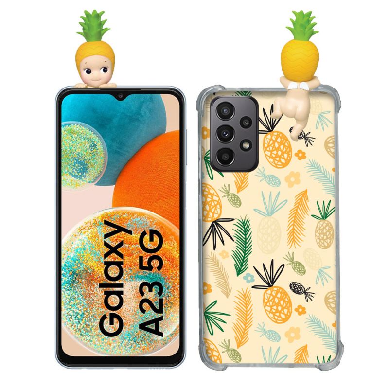 Coque Renforcée Pour Samsung Galaxy A23 5G Angel Hippers Ananas