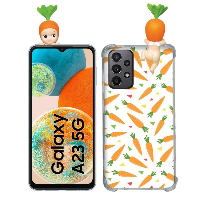 Coque Renforcée Pour Samsung Galaxy A23 5G Angel Hippers Carotte