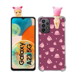 Coque Renforcée Pour Samsung Galaxy A23 5G Angel Hippers Cochon