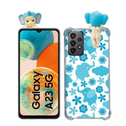 Coque Renforcée Pour Samsung Galaxy A23 5G Angel Hippers Elephant