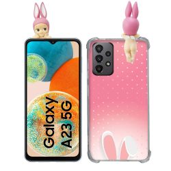 Coque Renforcée Pour Samsung Galaxy A23 5G Angel Hippers Lapin