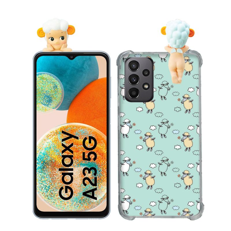 Coque Renforcée Pour Samsung Galaxy A23 5G Angel Hippers Mouton
