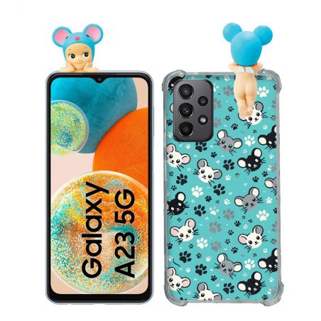 Coque Renforcée Pour Samsung Galaxy A23 5G Angel Hippers Souris