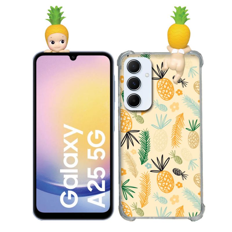 Coque Renforcée Pour Samsung Galaxy A25 5G Angel Hippers Ananas
