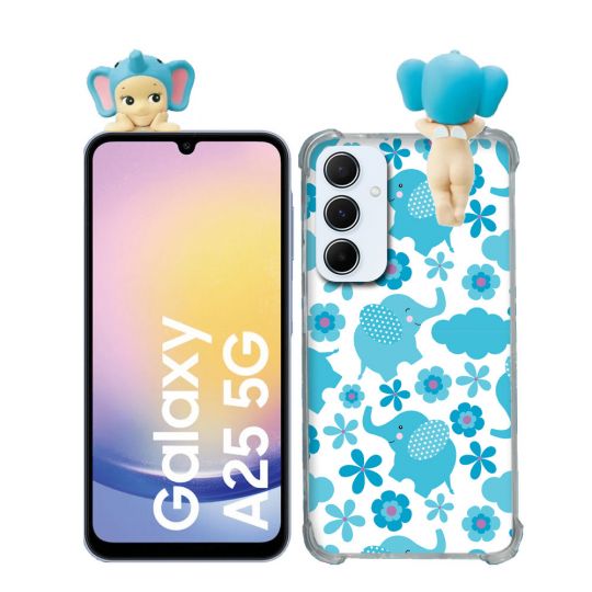 Coque Renforcée Pour Samsung Galaxy A25 5G Angel Hippers Elephant
