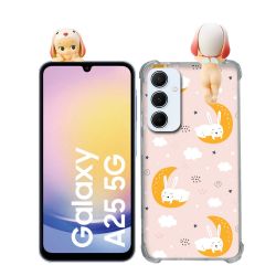 Coque Renforcée Pour Samsung Galaxy A25 5G Angel Hippers Lapin Bélier