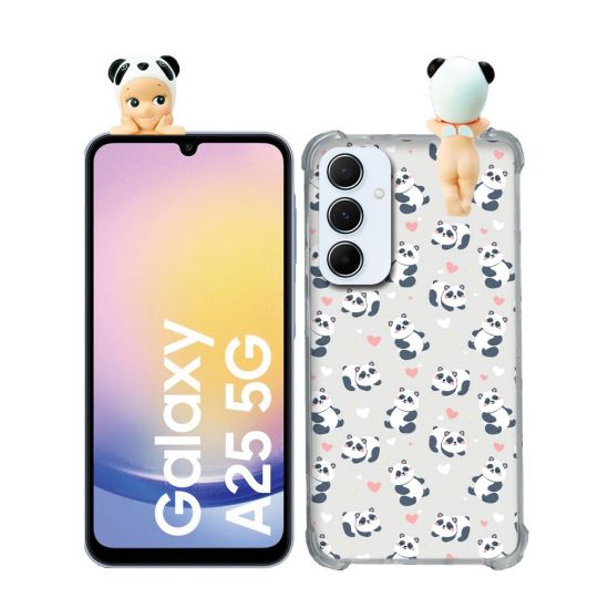 Coque Renforcée Pour Samsung Galaxy A25 5G Angel Hippers Panda