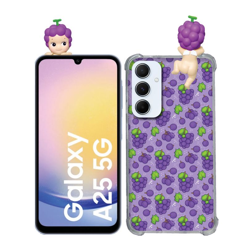 Coque Renforcée Pour Samsung Galaxy A25 5G Angel Hippers Raisin