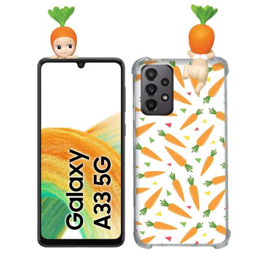 Coque Renforcée Pour Samsung Galaxy A33 5G Angel Hippers Carotte