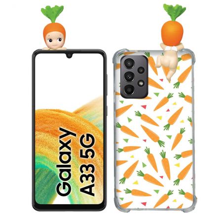 Coque Renforcée Pour Samsung Galaxy A33 5G Angel Hippers Carotte