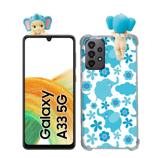 Coque Renforcée Pour Samsung Galaxy A33 5G Angel Hippers Elephant