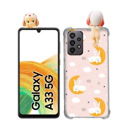 Coque Renforcée Pour Samsung Galaxy A33 5G Angel Hippers Lapin Bélier